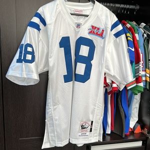 Peyton Manning Indianapolis Colts Mitchell & Ness '06 Authentic Throwback Jersey
